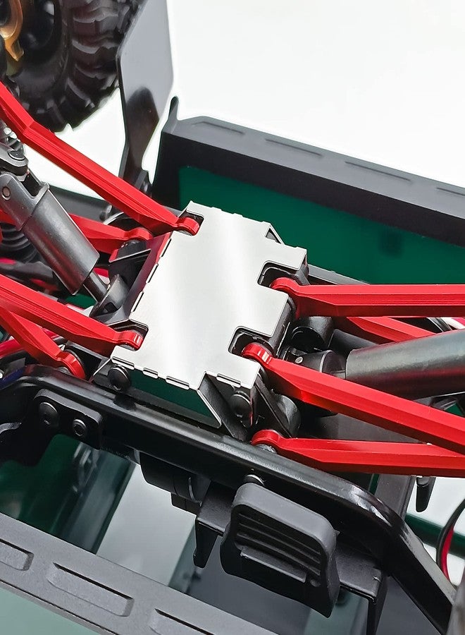 مجموعة حماية هيكل المحور واللوحة الانزلاقية المركزية من زوليكار RC لسيارات TRX4M المعدلة بمقياس 1/18، ملحقات سيارات الزحف التي تعمل بالتحكم عن بعد - Image 3
